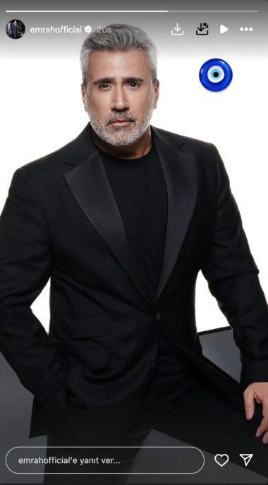 Şarkıcı Emrah'ın yeni tarzı dikkat çekti